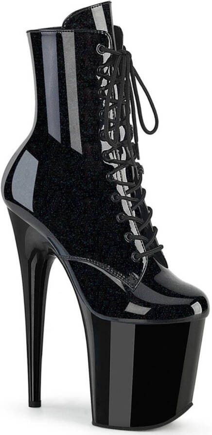 Pleaser FLAMINGO-1020BLG Plateau Laarzen 41 Shoes Zwart