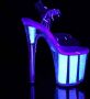Pleaser Sandaal met enkelband Paaldans schoenen 36 Shoes FLAMINGO 808UVG Paaldans schoenen Roze - Thumbnail 2