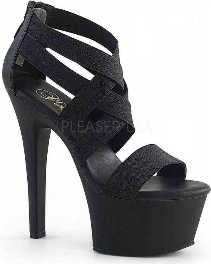 Pleaser Hoge hakken 40 Shoes ASPIRE 669 Zwart