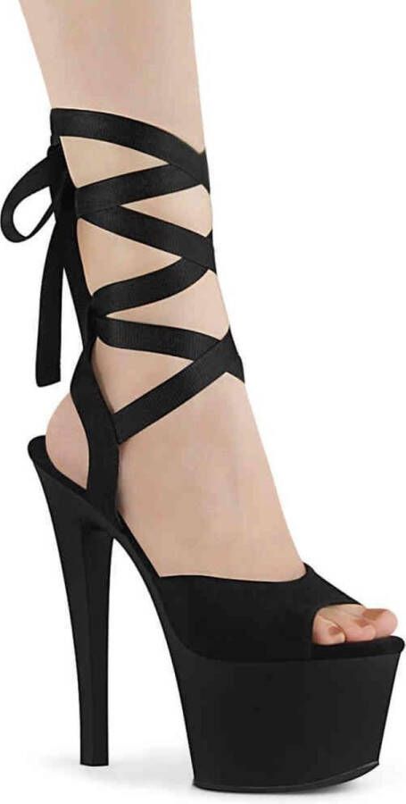 Pleaser SKY-334 Sandaal met enkelband 41 Shoes Zwart