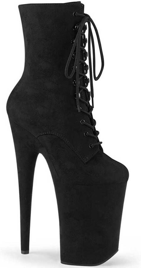 Pleaser INFINITY-1020FS Plateau Laarzen Paaldans schoenen 42 Shoes Zwart