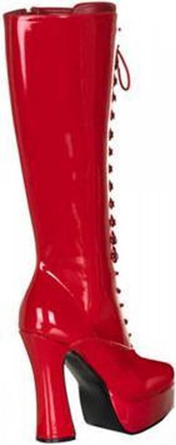 Dames Schoenen voor voor Laarzen voor Kniehoge laarzen Camper Muiltjes Met Colourblocking in het Rood 