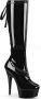 Pleaser Laarzen 38 Shoes DELIGHT 2029 Zwart - Thumbnail 2
