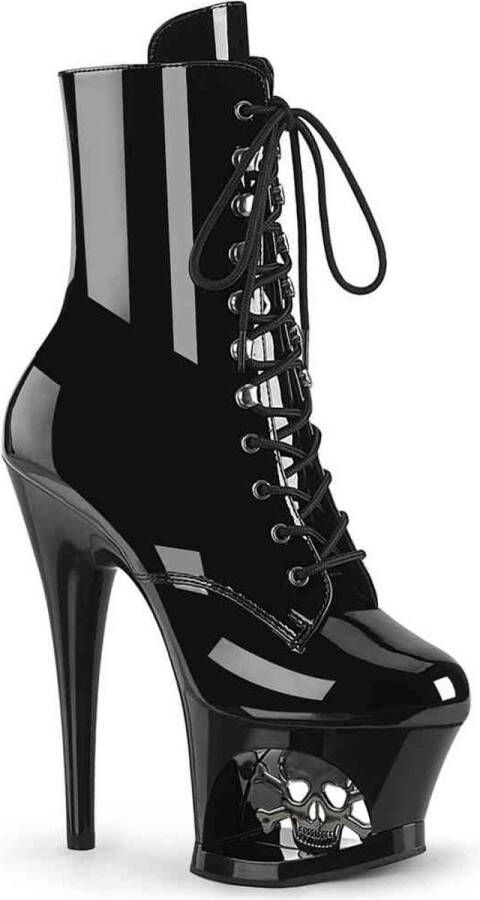 Pleaser MOON-1020SK Plateau Laarzen Paaldans schoenen 39 Shoes Zwart