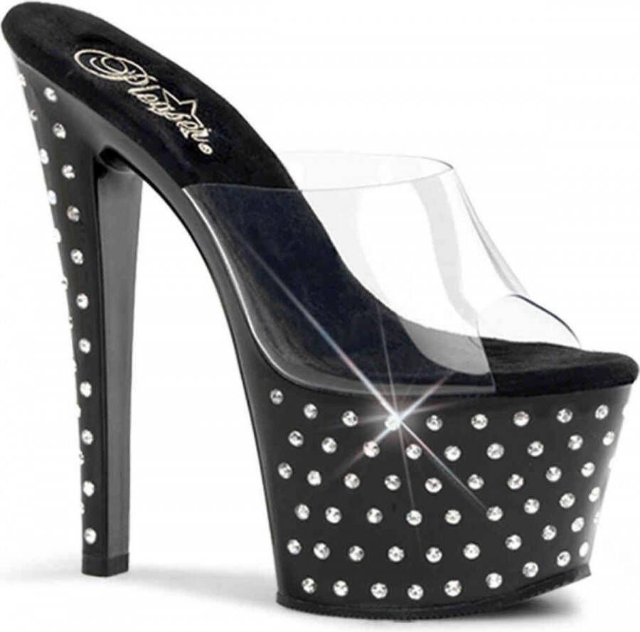 pleaser Muiltjes 37 Shoes STARDUST 701 Paaldans schoenen Zwart