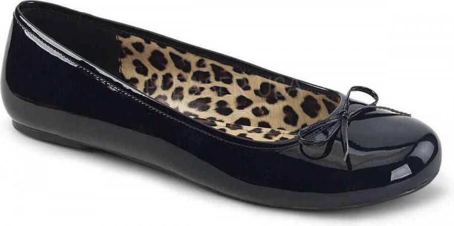 Pleaser Pink Label Ballerina 39 Shoes ANNA 01 Paaldans schoenen Zwart
