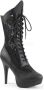 Pleaser Pink Label CHLOE-115 Laarzen Paaldans schoenen 41 Shoes Zwart - Thumbnail 1