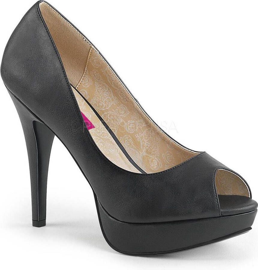 Pleaser Pink Label CHLOE01 Pumps Paaldans schoenen 46 Shoes Zwart