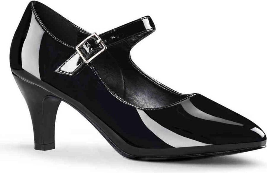 Pleaser Pink Label DIVINE-440 Pumps Paaldans schoenen 47 Shoes Zwart