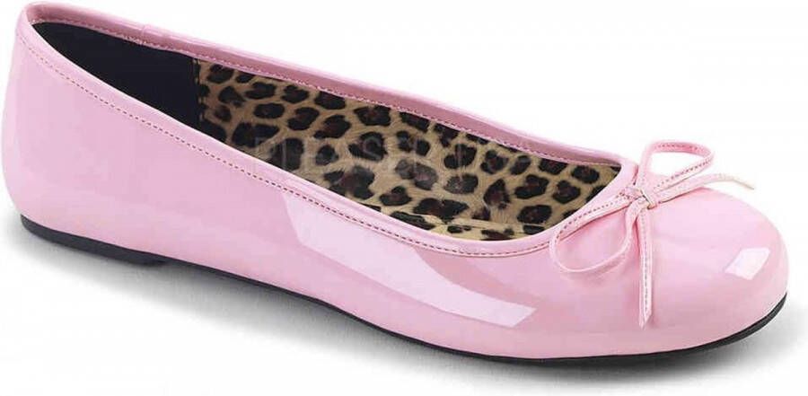 Pleaser Pink Label 5 = | ANNA 01 | Ballet Flat W Bow Accent