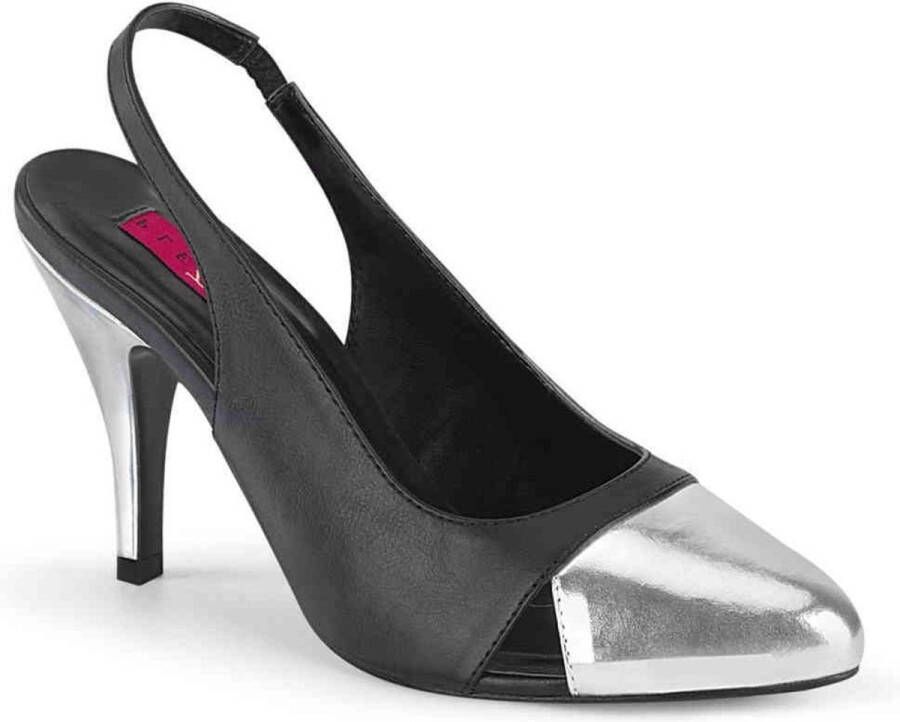 Pleaser Pink Label Hoge hakken 45 Shoes DREAM 405 Zwart Zilverkleurig - Foto 1