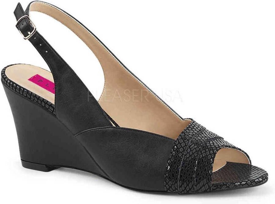 Pleaser Pink Label Hoge hakken 42 Shoes KIMBERLY 01SP Zwart - Foto 1