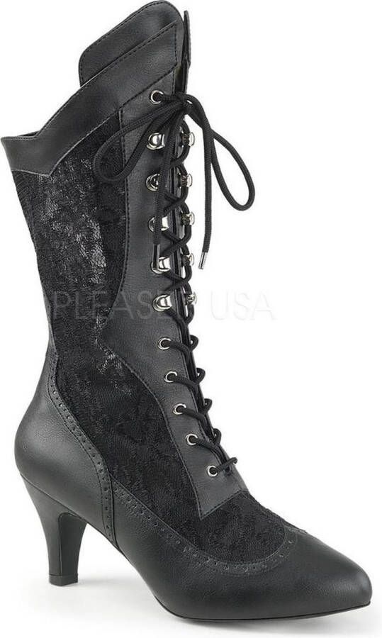 Pleaser Pink Label Laarzen 39 Shoes DIVINE 1050 Paaldans schoenen Zwart