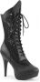 Pleaser Pink Label CHLOE-115 Laarzen Paaldans schoenen 41 Shoes Zwart - Thumbnail 3