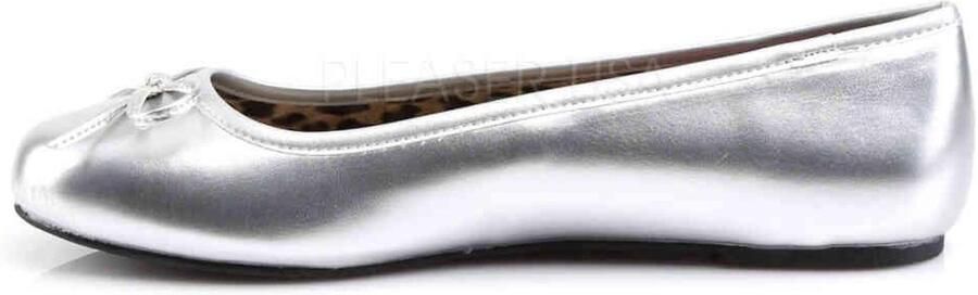 Pleaser Pink Label Ballerina 40 Shoes ANNA 01 Paaldans schoenen Zilverkleurig - Foto 3