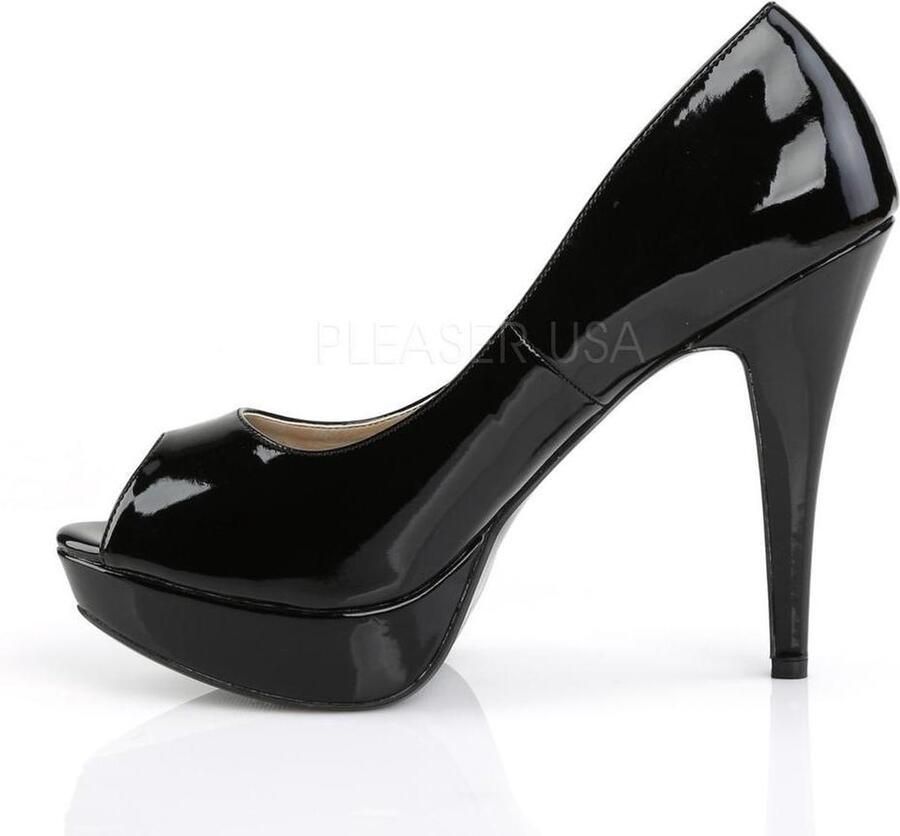Pleaser Pink Label Pumps 41 Shoes CHLOE 01 Paaldans schoenen Zwart