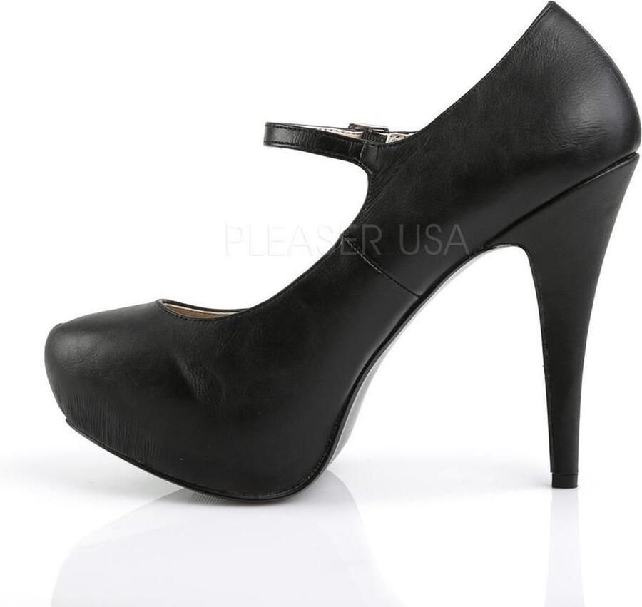 Pleaser Pink Label Pumps 41 Shoes CHLOE 02 Paaldans schoenen Zwart