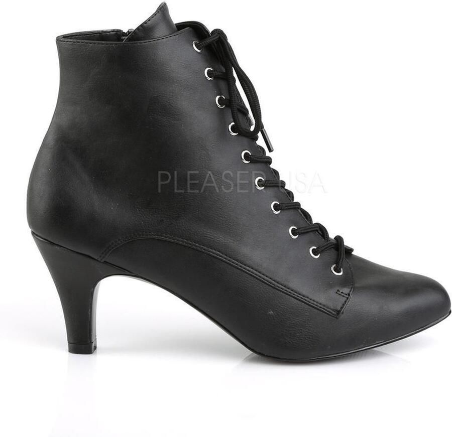 Pleaser Pink Label Plateau Laarzen 41 Shoes DIVINE 1020 Zwart