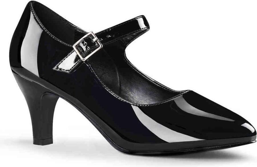 Pleaser Pink Label DIVINE-440 Pumps Paaldans schoenen 41 Shoes Zwart
