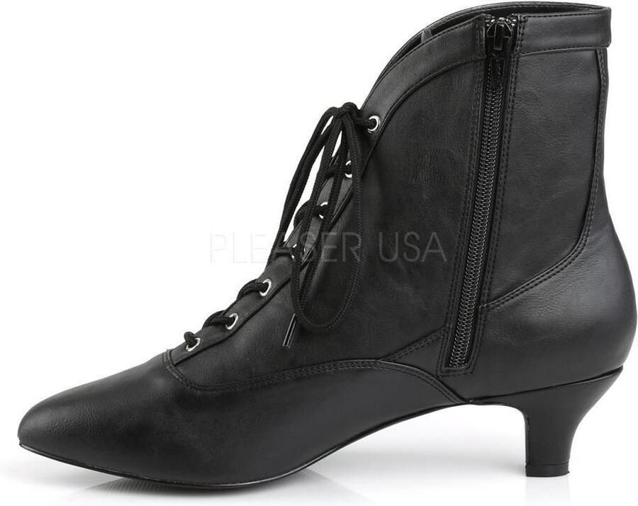 Pleaser Pink Label FAB-1005 Enkellaars 46 Shoes Zwart - Foto 2