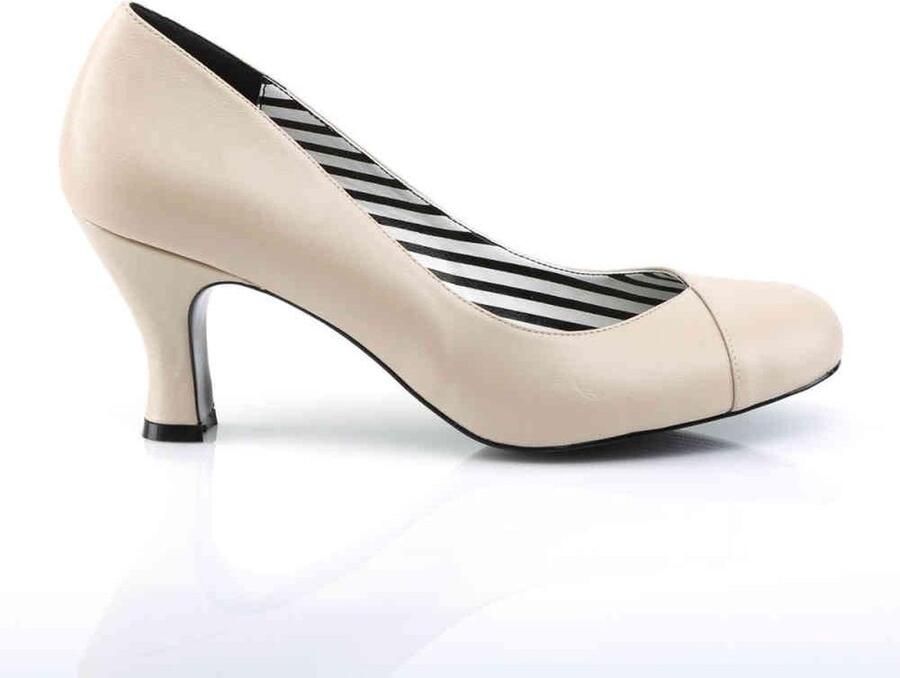 Pleaser Pink Label Pumps 42 Shoes JENNA 01 Creme - Foto 3