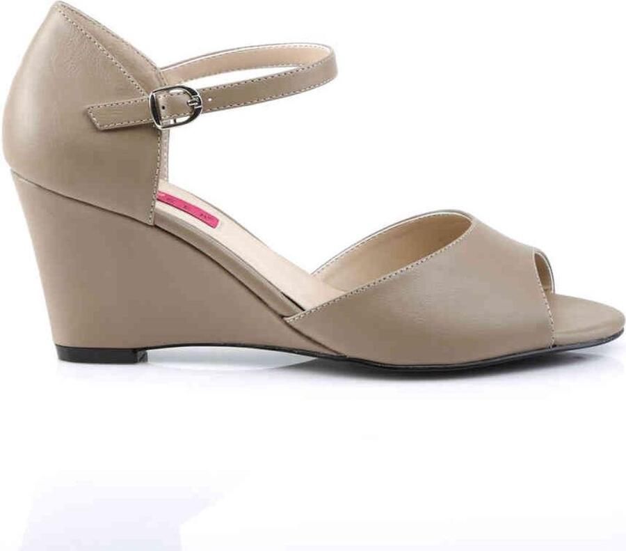 Pleaser Pink Label Hoge hakken 40 Shoes KIMBERLY 05 Beige Creme - Foto 2