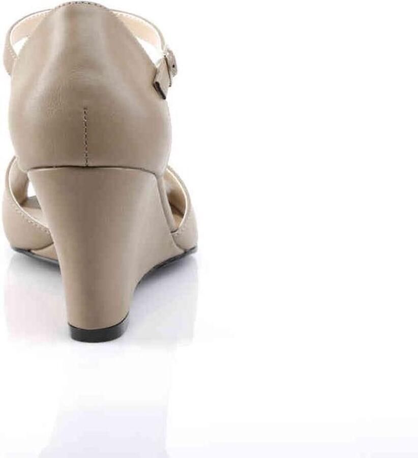 Pleaser Pink Label Hoge hakken 40 Shoes KIMBERLY 05 Beige Creme