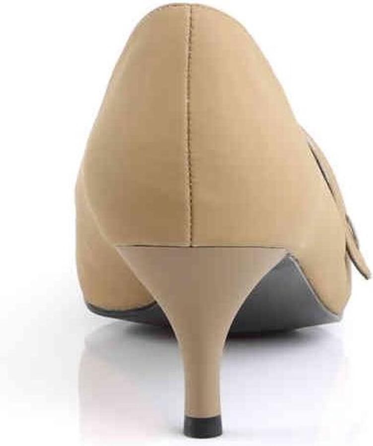 Pleaser Pink Label Pumps 42 Shoes KITTEN 03 Paaldans schoenen Beige Creme