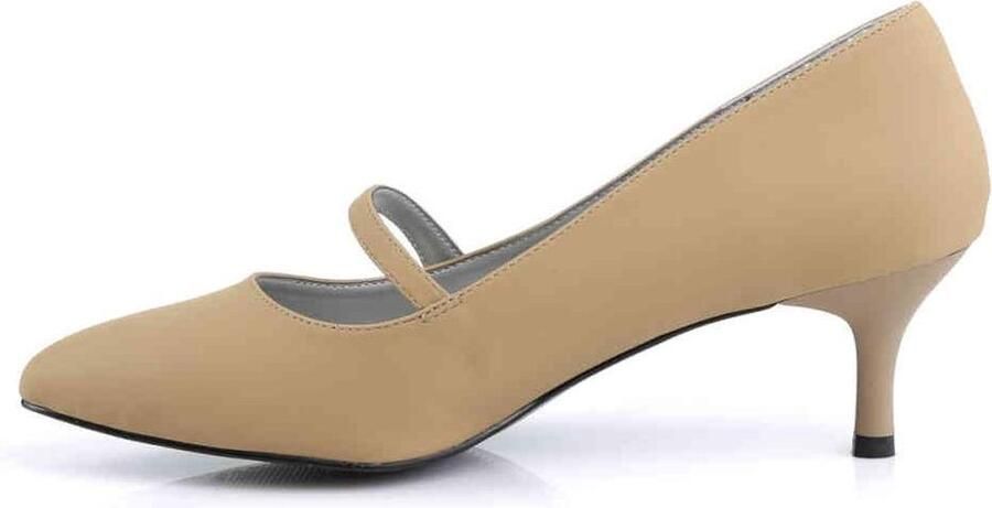 Pleaser Pink Label Pumps 42 Shoes KITTEN 03 Paaldans schoenen Beige Creme - Foto 4