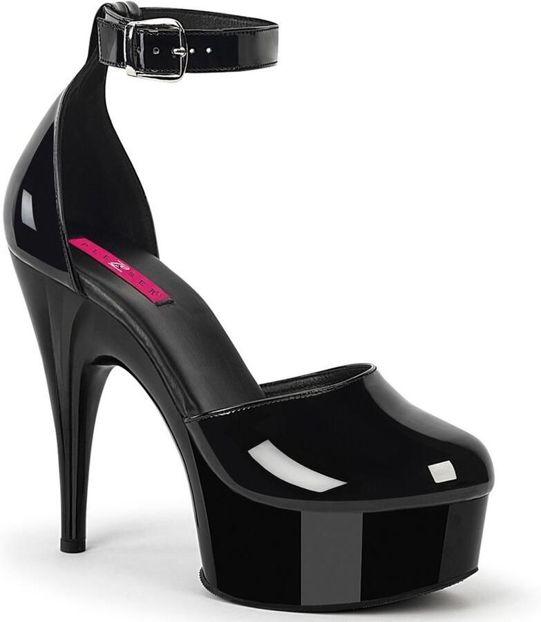 Pleaser Pink Label REVEL688 Pumps 46 Shoes Zwart