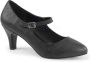 Pleaser Pink Label DIVINE-440 Pumps Paaldans schoenen 40 Shoes Zwart - Thumbnail 1
