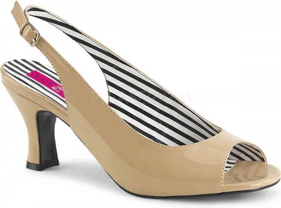 Pleaser Pink Label Pumps 40 Shoes JENNA 02 Paaldans schoenen Beige