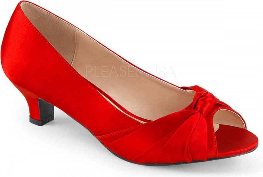 Pleaser Pink Label Pumps 41 Shoes FAB 422 Paaldans schoenen Rood