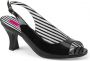 Pleaser Pink Label Pumps 41 Shoes JENNA 02 Paaldans schoenen Zwart - Thumbnail 5