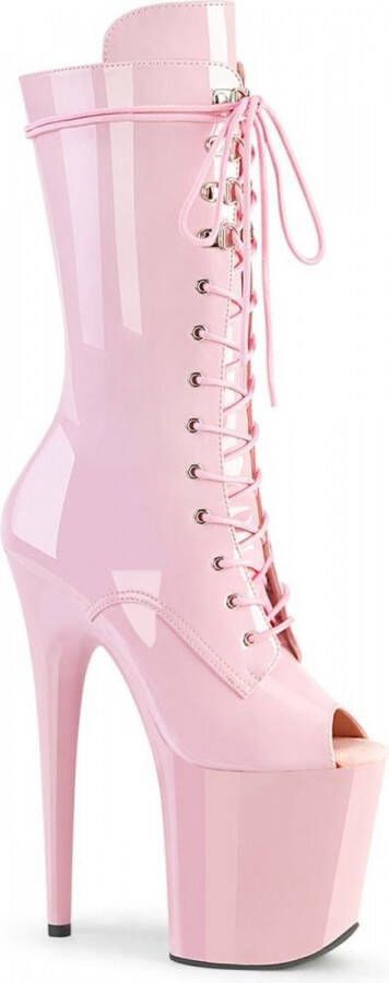 Pleaser Plateau Laarzen 35 Shoes FLAMINGO 1051 Paaldans schoenen Roze