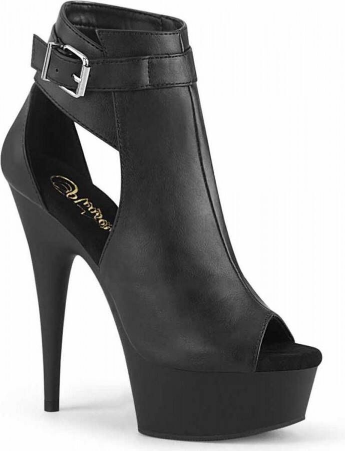 Pleaser Plateau Laarzen 36 Shoes DELIGHT 600 10 Zwart