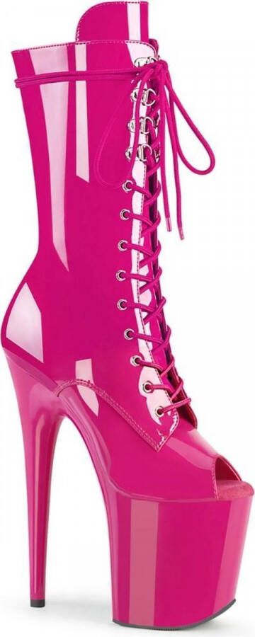 Pleaser Plateau Laarzen 36 Shoes FLAMINGO 1051 Paaldans schoenen Roze