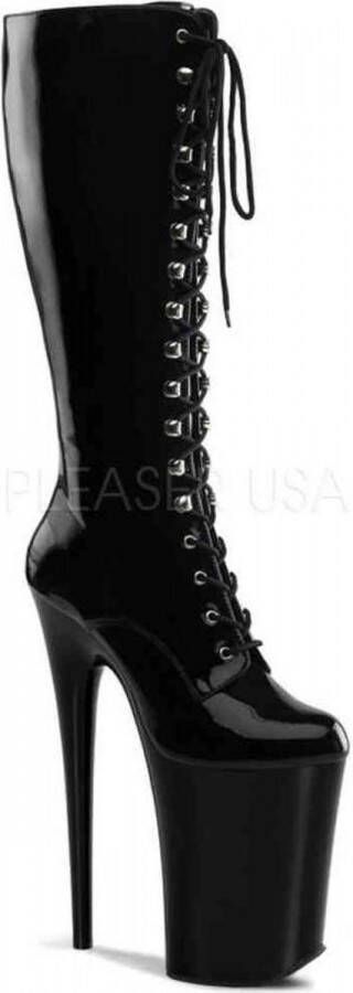 Pleaser Plateau Laarzen 37 Shoes INFINITY 2020 Paaldans schoenen Zwart - Foto 3