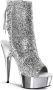 Pleaser Plateau Laarzen 36 Shoes DELIGHT 1018G Zilverkleurig - Thumbnail 1