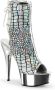 Pleaser DELIGHT-1018HG Plateau Laarzen 40 Shoes Zilverkleurig - Thumbnail 1