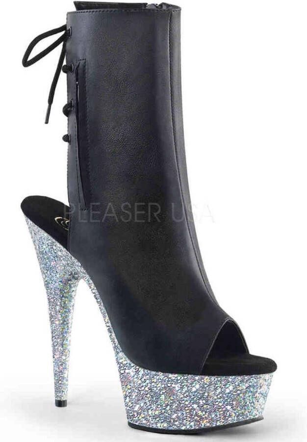 Pleaser DELIGHT-1018LG Plateau Laarzen 37 Shoes Zwart - Foto 1