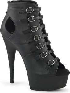 Pleaser Plateau Laarzen DELIGHT-600-11 Zwart