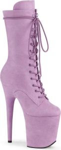 Pleaser Plateau Laarzen FLAMINGO-1050FS Paaldans schoenen Roze