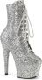 Pleaser Plateau Laarzen Paaldans schoenen 40 Shoes ADORE 1020GWR Zilverkleurig - Thumbnail 3