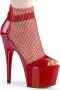 Pleaser Plateau Laarzen Paaldans schoenen 35 Shoes ADORE 765RM Paaldans schoenen Rood - Thumbnail 1