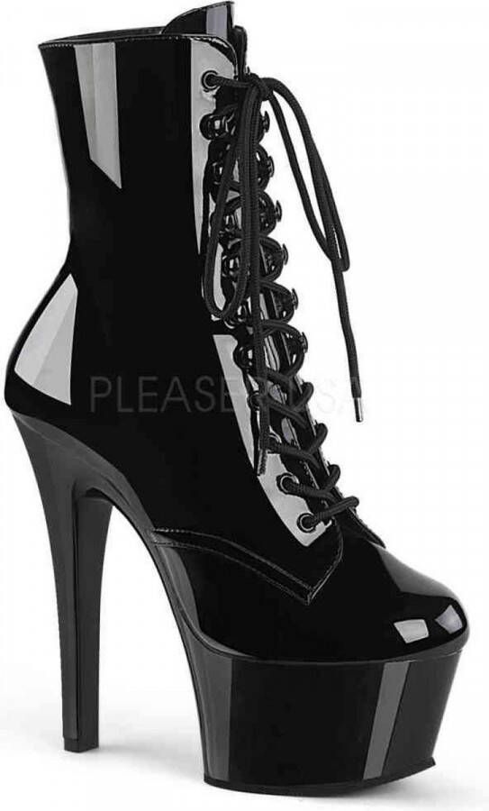 Pleaser Plateau Laarzen Paaldans schoenen 35 Shoes ASPIRE 1020 Paaldans schoenen Zwart