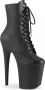 Pleaser Plateau Laarzen Paaldans schoenen 35 Shoes FLAMINGO 1020WR Zwart - Thumbnail 1