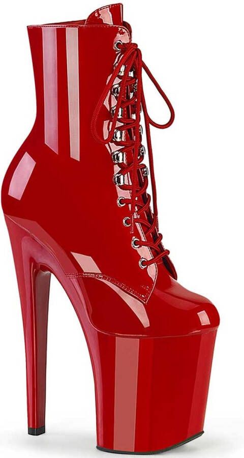 Pleaser Plateau Laarzen Paaldans schoenen 35 Shoes XTREME 1020 Rood