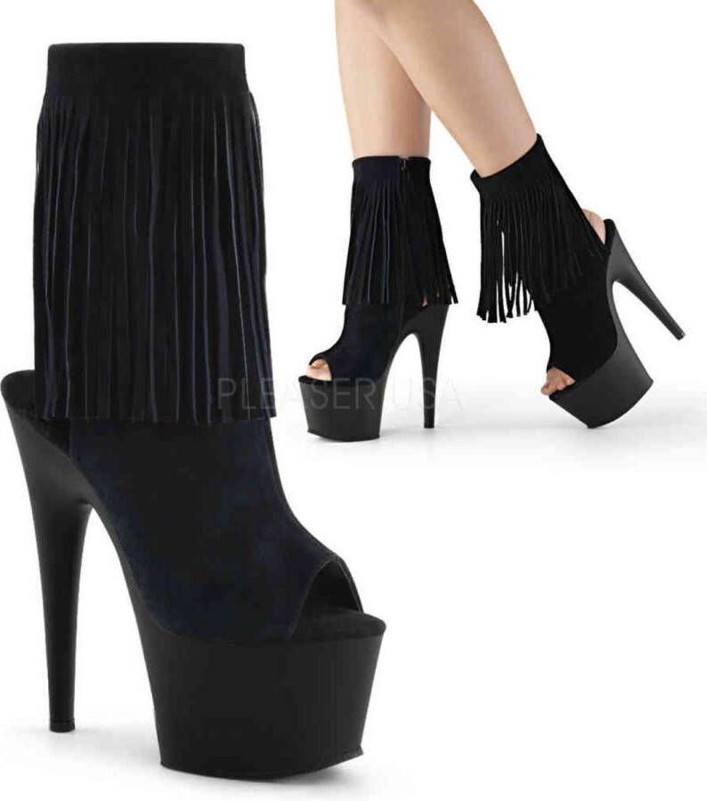 Pleaser Plateau Laarzen Paaldans schoenen 36 Shoes ADORE 1019 Paaldans schoenen Zwart