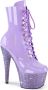 Pleaser Plateau Laarzen Paaldans schoenen 41 Shoes BEJEWELED 1020 7 Paars - Thumbnail 2